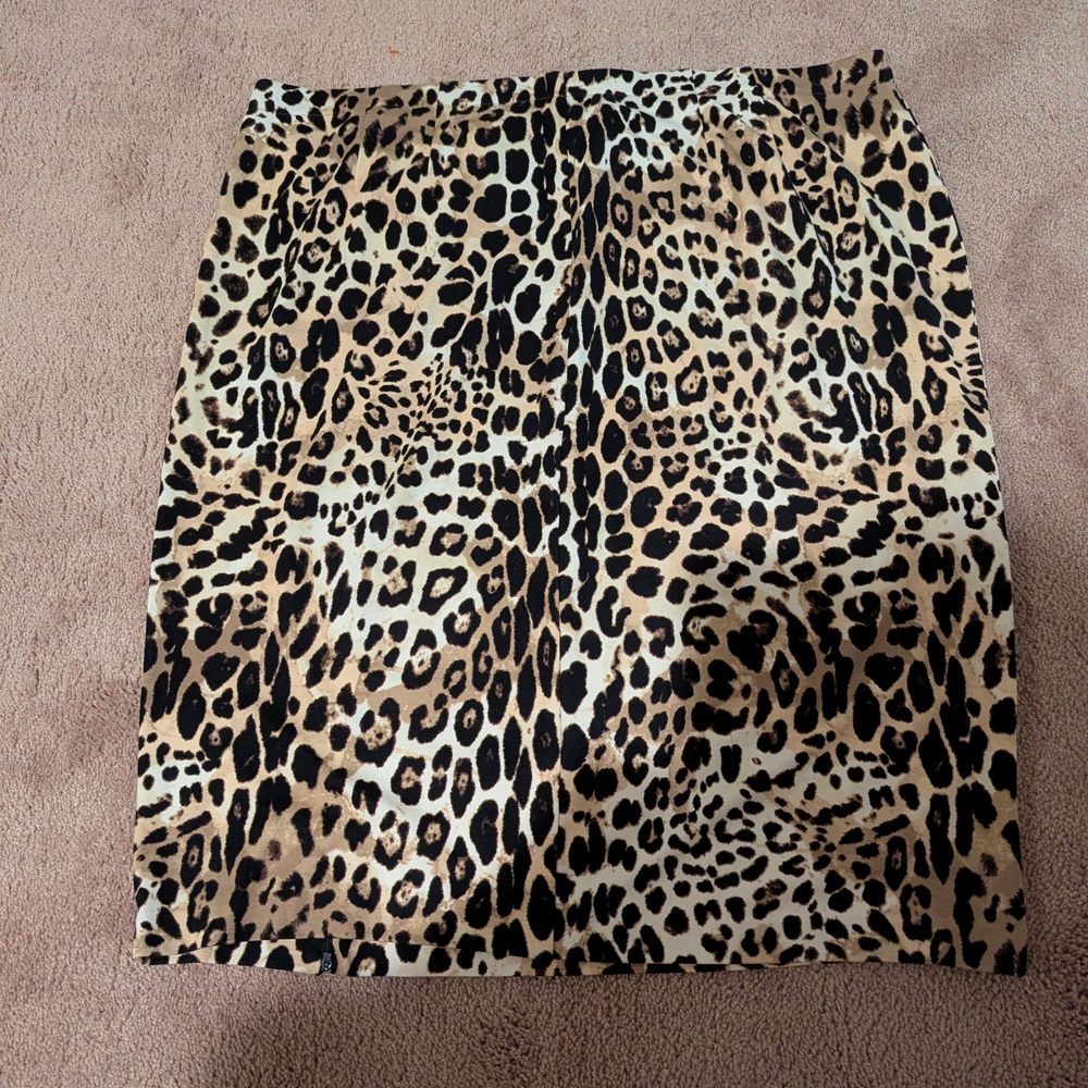 Leopard Print Women's Skirt